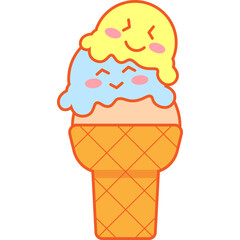 Ice Cream Cone Character