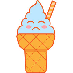 Ice Cream Cone Character
