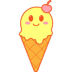 Ice Cream Cone Character