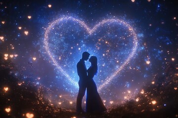 Valentine day concept. Couple show love moment  flower and chocolate.