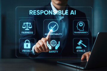 Exploring the Principles of Responsible Artificial Intelligence Through Key Concepts Such as Fairness, Accountability, and Ethics in a Modern Workspace