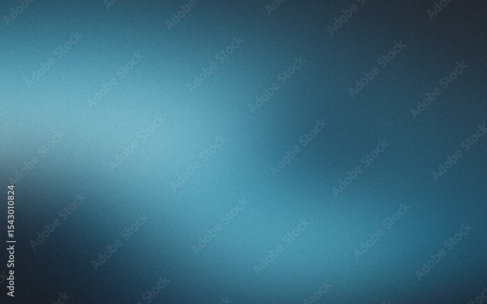 Poster Abstract gradient background with blue grainy effect. Blurred texture with digital noise. Generative Ai