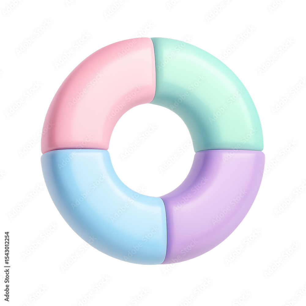 Poster colorful circle diagram: a captivating abstract image of a vibrant circular diagram, segmented into 