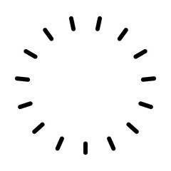 Sunshine icon vector. Rays of the sun illustration sign. Solar corona symbol. Sun web icon. Shine symbol design for web and app.