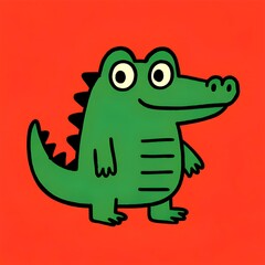 Fototapeta premium little crocodile