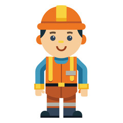 Construction worker kid