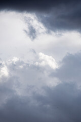 Obraz premium Nubes de tormenta en verano