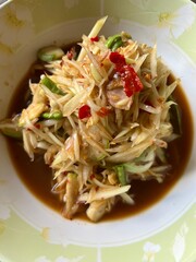 Thai papaya salad