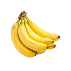 Bunch of Ripe Bananas: A vibrant still-life captures a bunch of ripe bananas, their yellow peels glistening under soft light, showcasing the natural beauty of this tropical fruit.