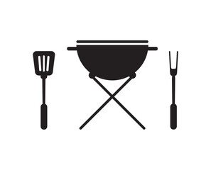barbecue grill on a white background	