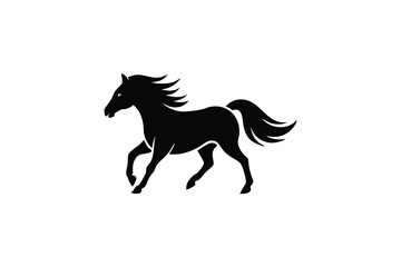 Horse Logo Icon Design on White Background with Lunivox Branding