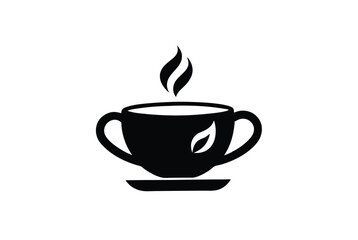 Tea Cup Relaxation Logo Icon Design for Branding