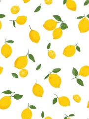 Obraz premium seamless pattern with fruits