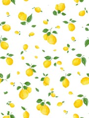 seamless pattern with fruits