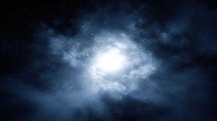 Obraz premium Mysterious pulsating cosmic object in a starry galaxy, revealing the wonders of astronomical discovery