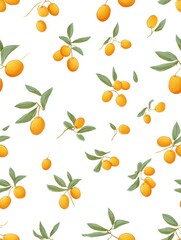 Obraz premium seamless pattern with fruits