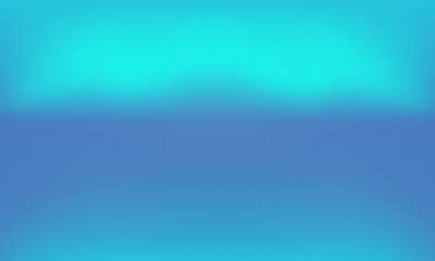 Northern lights gradient background. Abstract smooth waves blue, green, teal color. Vector illustration