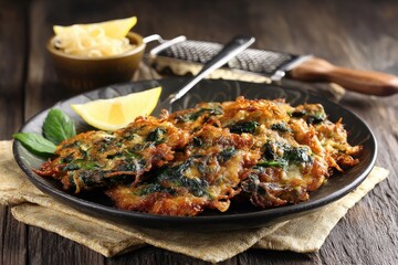 Culinary Delight Tasty Dish Fresh Lemon Garnish