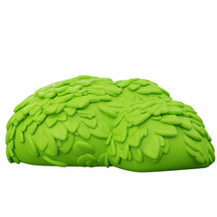 3D Green Grass Icon