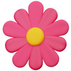 3D Pink Petal Icon