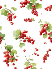 seamless pattern with fruits