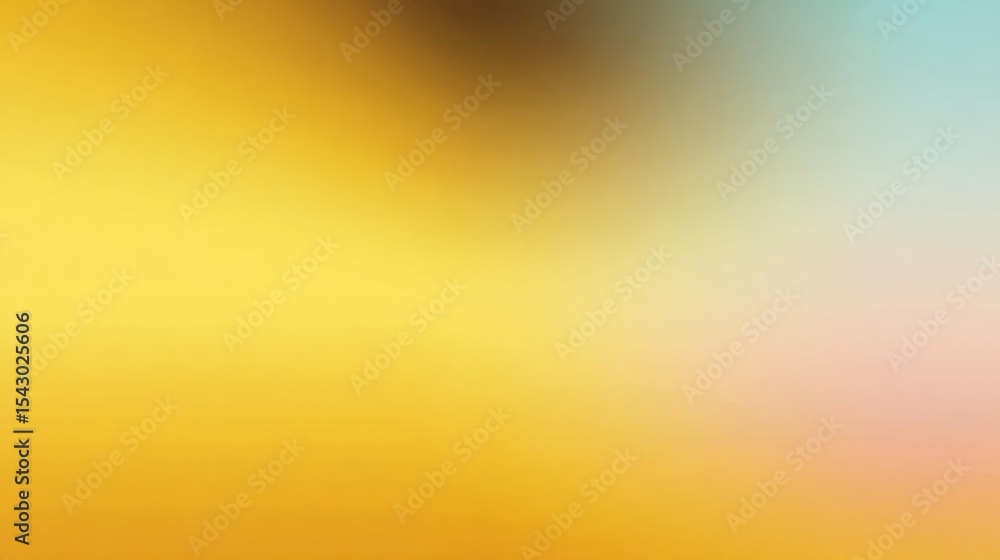 Poster abstract background with a gradient effect. the colors are predominantly yellow, orange, and light b