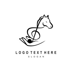 Horse and Treble Clef Logo