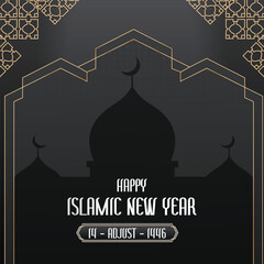 decorative gold and black ornaments with luxurious elegance