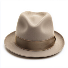 Fedora hat with ribbon detail