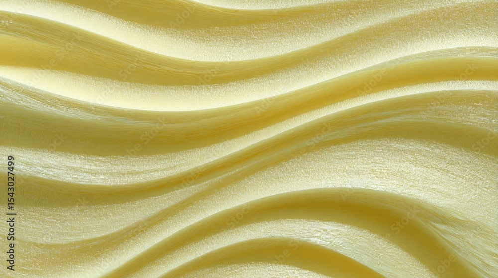 Poster close-up of a textured surface with wavy lines. the lines are a bright yellow color and appear to be