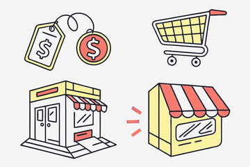 vector illustration of a sale sign