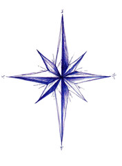 Fototapeta premium Star of Bethlehem graphic
