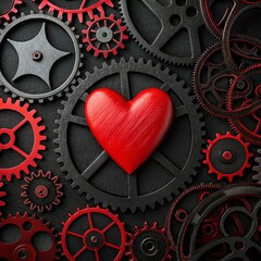 heart and gears