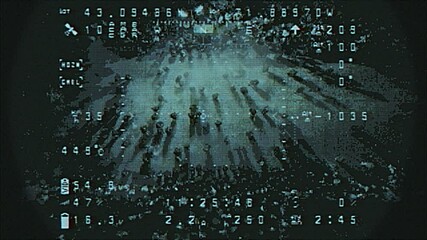 4K Aerial drone surveillance of crowd during civil unrest, HUD interface with tracking data and shadows, digital monitoring overlay for motion graphics, screen mode, riot detection, cyber observation - Powered by Adobe