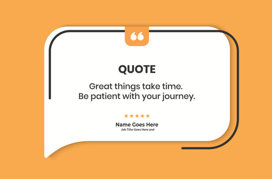 Creative Testimonial Editable Vector template, Quote template, speech bubbles, What our Clients Say, Review, Feedback, Infographic Template, positive and inspirational quote , text box design, rate us