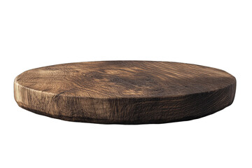 Round wooden cutting board