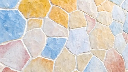 A vibrant and colorful abstract design featuring a variety of shades and tones of colors blending together.