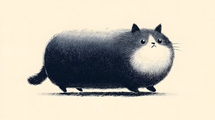 chubby cat