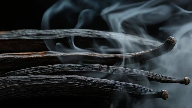 smoked vanilla pods	