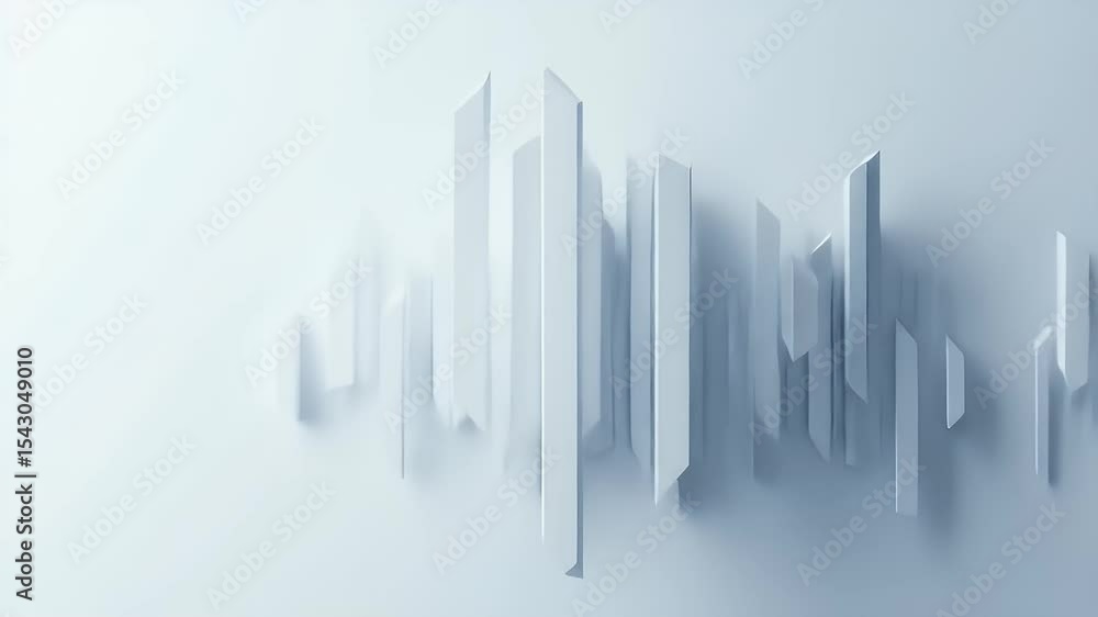Poster abstract minimalist white background with geometric shapes and clean lines texture