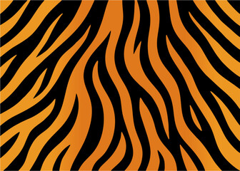 tiger skin tribal art illustration