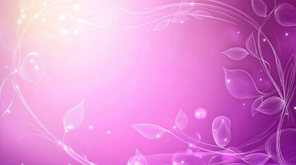 Delicate floral design in soft purple hues