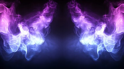 Abstract smoke design, vibrant colors (1)