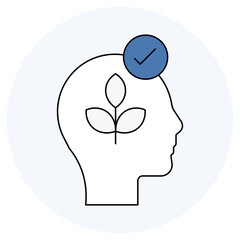 Mindset icon, Master Your Mindset The Key to Growth and Success, Unlocking Potential How Mindset Shapes Your Future