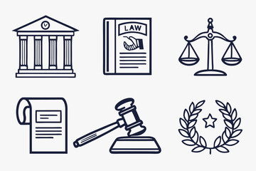 law and justice icon