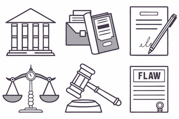 law and justice icon