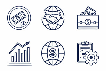 set of icons for web design
