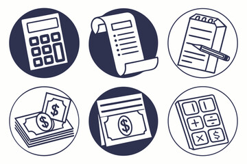 set of icons for web design