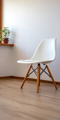 Stylish and Comfortable Padded Chair Design for Reading Nook in Modern Apartment Interiors