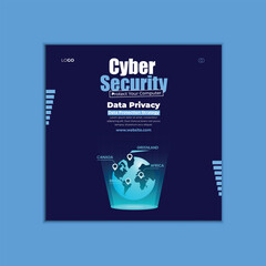 Cyber security social media post design